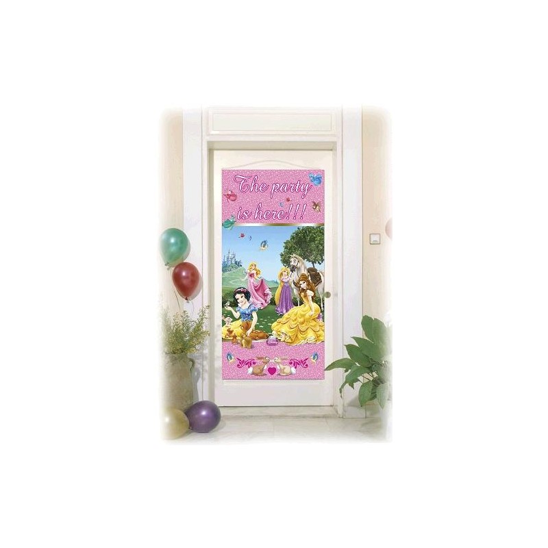 POSTER PRINCESS & ANIMALS 76X152 CM.