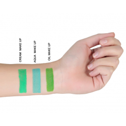 MAQUILLAJE CERA PINTURA FACIAL COLOR VERDE