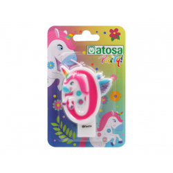 VELA Nº0 UNICORNIO MULTICOLOR
