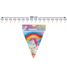 GUIRNALDA DE BANDERINES UNICORNIO MULTICOLOR 360 CM