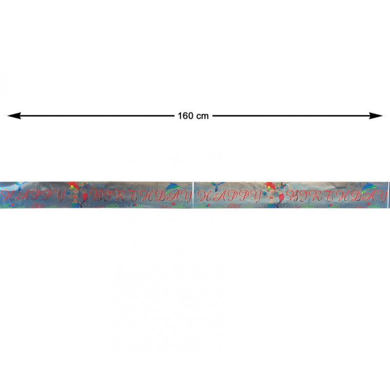 GUIRNALDA HAPPY BIRTHDAY SIRENAS DEL MAR 160 CM