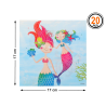 SET 20 SERVILLETASS CM DE PAPEL SIRENAS DEL MAR 17*17 CM