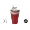 Vaso Rojo 270ml pack 6uds