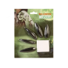 KIT UÑAS NEGRAS DE BRUJA HALLOWEEN