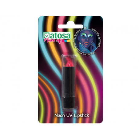 PINTALABIOS BARRA NEON GLOW IN THE DARK ROSA LUZ UV