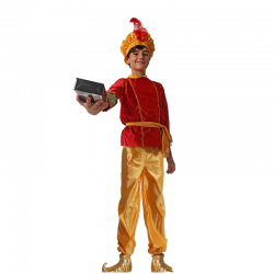 Disfraz de Paje Rojo para Niño