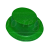 Chistera Verde Purpurina Pequeña