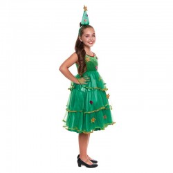 Disfraz de Árbol de Navidad Niña