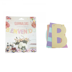 Guirnalda BIENVENIDO multicolor