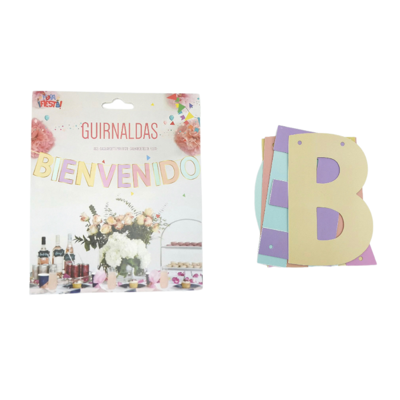 Guirnalda BIENVENIDO multicolor
