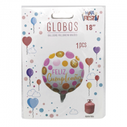 Globo Feliz Cumpleaños 45cm