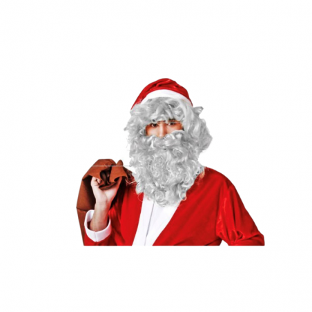 Peluca con Barba Blanca