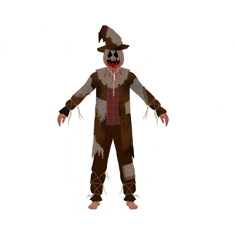 DISFRAZ ESPANTAPÁJAROS TERRORÍFICO HOMBRE ADULTO