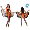 DISFRAZ MARIPOSA NARANJA ADULTO