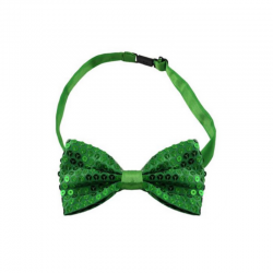 Pajarita Lentejuelas Verde