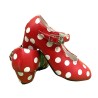 Zapatos de Sevillana Rojos Lunares Blancos Infantiles