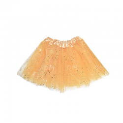 Deslumbra con Estilo: Tutú Dorado con Purpurina y Lentejuelas - Elegancia Brillante