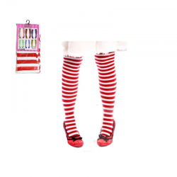 Panty Rayas Rojas y Blancas Infantil