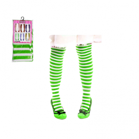 Panty Rayas Verdes y...