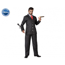 DISFRAZ GANSTER/FANTASMA ADULTO HOMBRE ADULTO