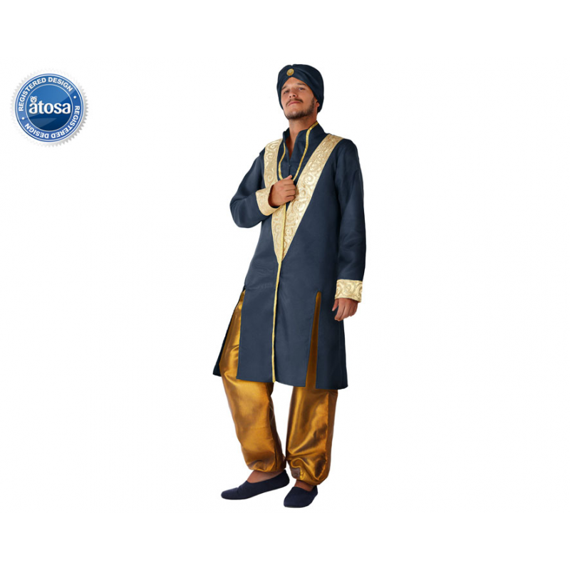 DISFRAZ HINDÚ ADULTO AZUL