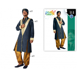 DISFRAZ HINDÚ ADULTO AZUL