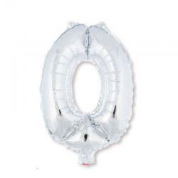 Globo Números Plata 86cm