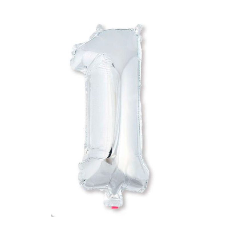 Globo Números Plata 86cm