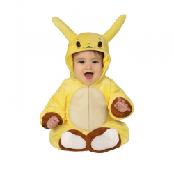 Disfraz de Muñeco Amarillo Eléctrico Bebé