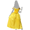 Disfraz Bella Princesa Amarillo Adulta