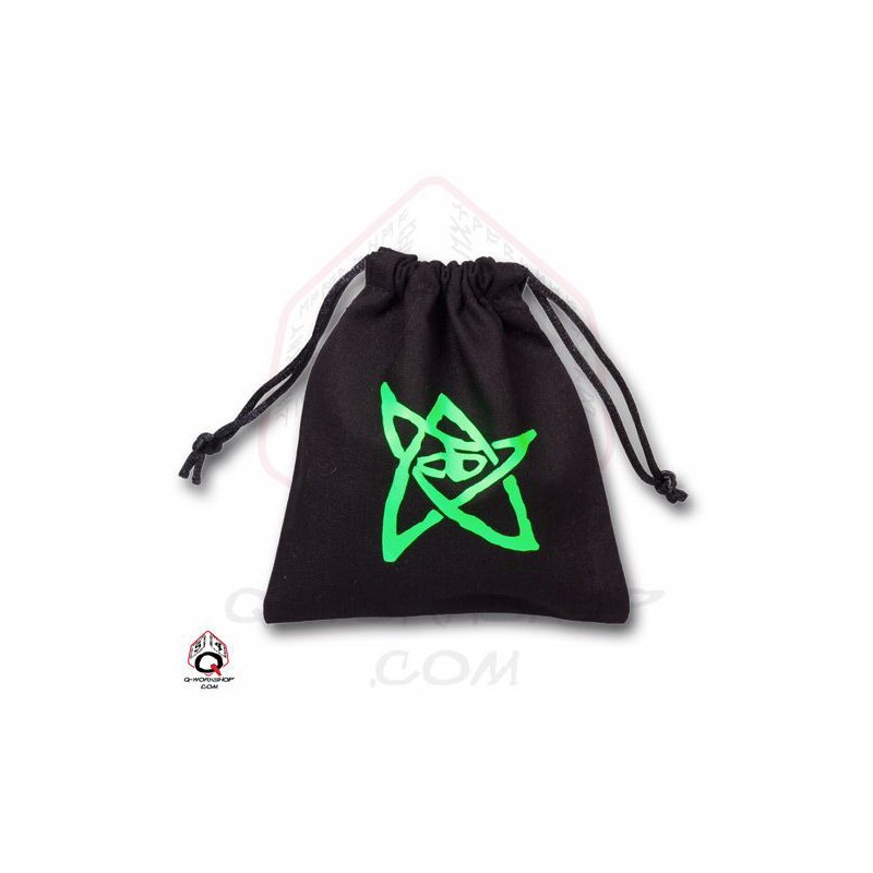 QW BOLSA DADOS CTHULHU NEGRO