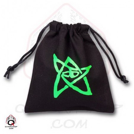 QW BOLSA DADOS CTHULHU NEGRO