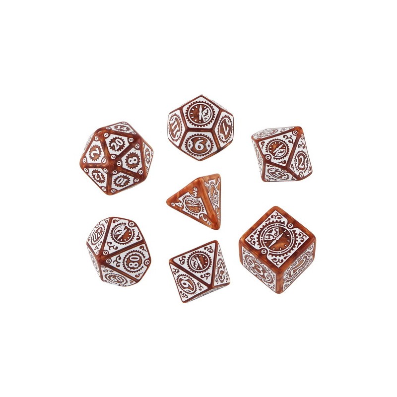 QW SET DADOS STEAMPUNK CLOCKWORK (7)