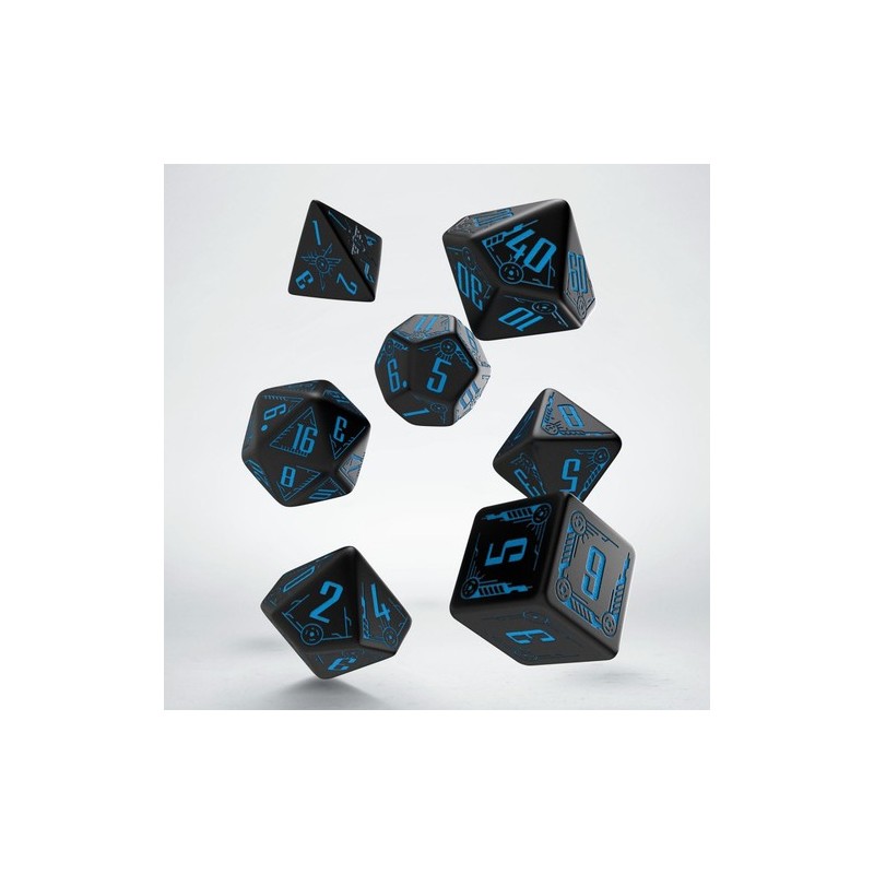 QW DADOS GALACTIC BLACK & BLUE SET (7)