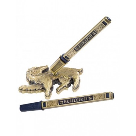 PLUMA + SOPORTE HUFFLEPUFF HARRY POTTER
