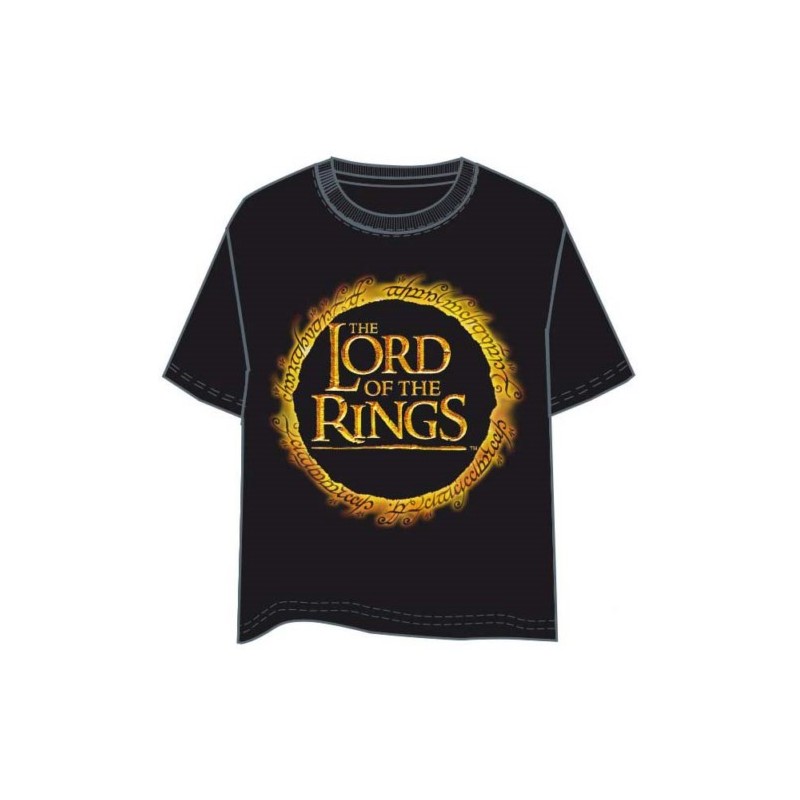 CAMISETA SEÑOR DE LOS ANILLOS LOGO L