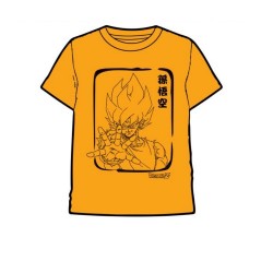 CAMISETA DRAGON BALL GOKU CUADRADO M