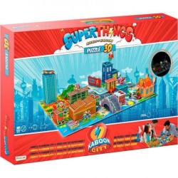 PUZLE 3D KABOOM CITY ESCENARIO MUÑECOS SUPERZINGS