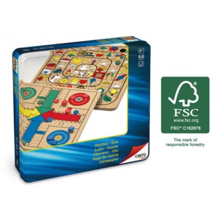 PARCHIS - OCA DE MADERA METAL BOX (MADERA FSC)