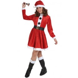 Disfraz de Mama Noel para niña