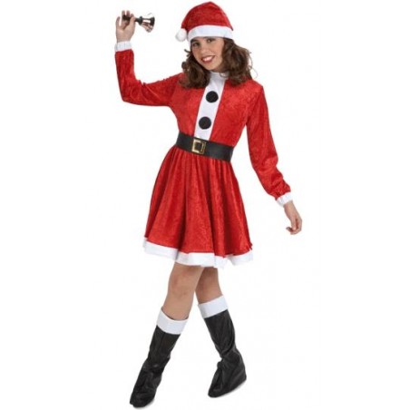 Disfraz de Mama Noel para niña