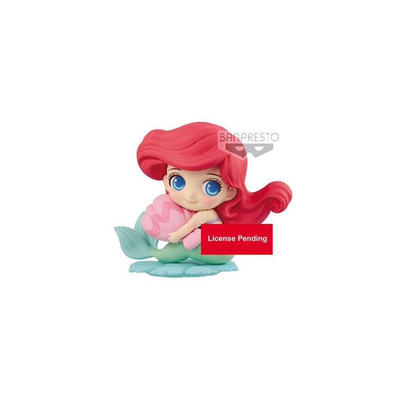 FIGURA QPOSKET DISNEY ARIEL CONCHA MILKY  8 CM