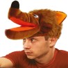 GORRO LOBO MARRON