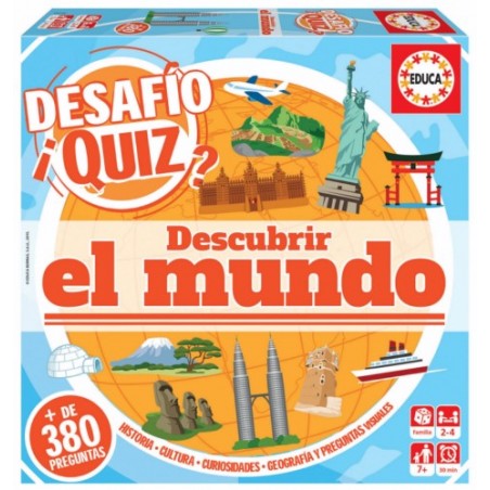 JUEGO DIDACTICO QUIZ PREGUNTAS DESCUBRIR EL MUNDO