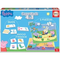 JUEGOS SUPERPACK 4 EN 1 PEPPA PIG