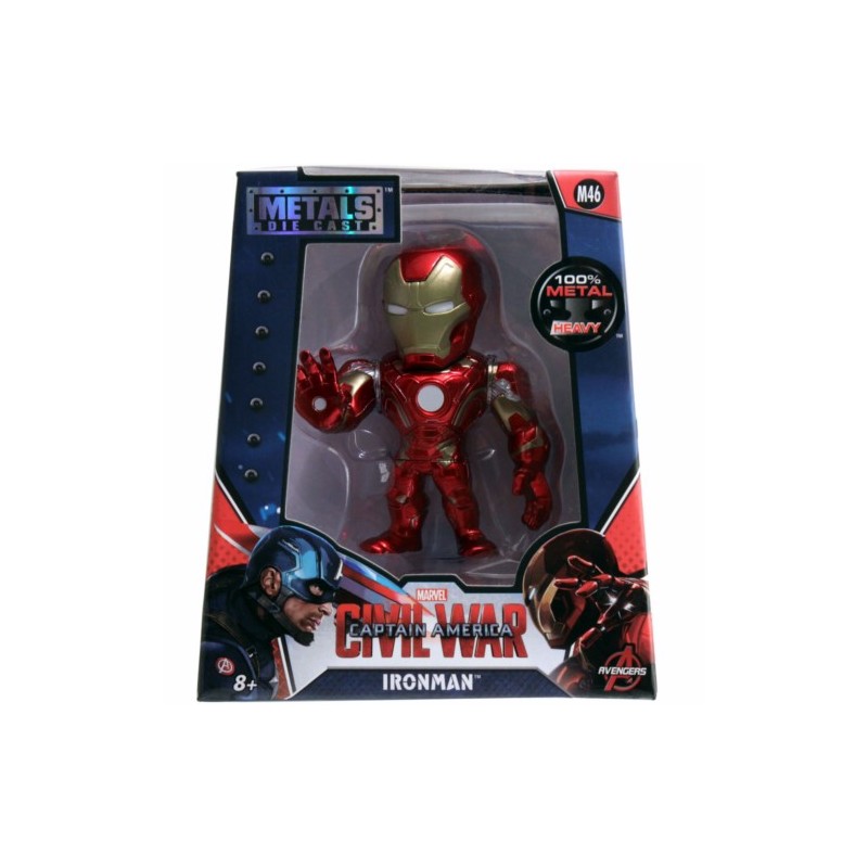 FIGURA METAL MARVEL IRON MAN 10 CM