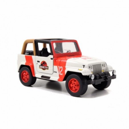 COCHE METAL JURASSIC PARK JEEP ESCALA 1:32
