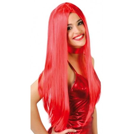 Peluca Melena Roja Adulto