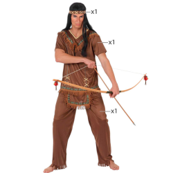 Disfraz de Indio Marrón Adulto - Conéctate con la Naturaleza y la Historia