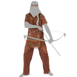 Disfraz de Indio Marrón Adulto - Conéctate con la Naturaleza y la Historia